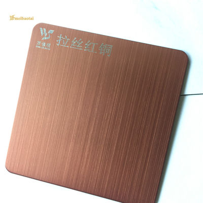 Buen precio JIS Color de bronce estandarizado recubierto de 0,65 mm de espesor hoja de acero inoxidable para decoración arquitectónica en línea