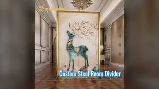 Divisor de ambientes de acero impreso en 3D